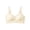 White, variant on Cavosen Sports Bras for Women Plus Size Supportive Bras Push Up Full Coverage Stretch Bralettes Wide Straps Breathable Sleep Underwear