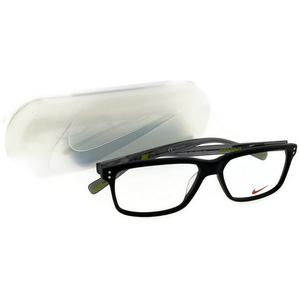 Nike 7239-002-55 Square Men's Black Frame Clear Lens Genuine Eyeglasses NWT Walmart.com
