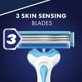 thumbnail image 5 of Gillette Sensor3 Cool Men's 3-Bladed Disposable Razor Pack of 3, 5 of 5
