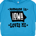 thumbnail image 3 of Inktastic Someone in Iowa Loves Me Souvenir Toddler Hoodie, 3 of 4