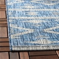 thumbnail image 5 of SAFAVIEH Courtyard April Geometric Indoor/Outdoor Area Rug, Navy/Grey, 4' x 5'7", 5 of 10
