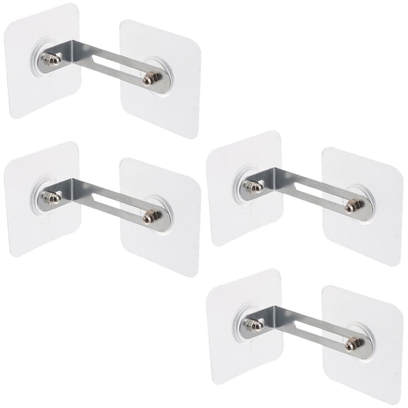 DEEPCRAFF Anti-Tip Furniture Wall Anchors Stainless Steel Safety Brackets for Home and Families, 4 Pieces