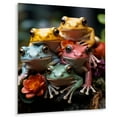 thumbnail image 2 of Designart "Leaping Amphibians III" Animals Metal Wall Art, 2 of 5