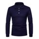 thumbnail image 1 of Playera Tipo Polo Manga Larga Con Licra Slim Fit Moda 2112 M, 1 of 8