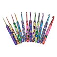 thumbnail image 2 of Juego de de , Accesorios para Tejer, Agujas de Tejer de Hilo, Ceráca Suave, Multicolor para Principiantes Experimentados en Ganc Soledad Ganchos De Ganchillo, 2 of 10