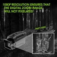 thumbnail image 2 of 1080P HD Infrared Night Vision Device with 4x Digital Zoom,NV650 HD Monocular Telescope for Hunting Outdoor, 2 of 7