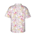 thumbnail image 3 of Haiem Cartoon Rabbit And Butterfly Printed Hawaiian Shirt for Men - Men’s Casual Beach Summer Shirts - Stretch Fabric with Modern Fit-Small, 3 of 9