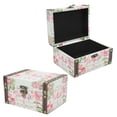thumbnail image 4 of Caja De Madera Vintage, Joyero Estampado De Flamenco Hebilla Vintage Decoración Del Hogar Para Sala De Estar Para Tocador, 4 of 8