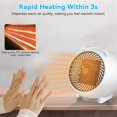 thumbnail image 5 of Fan Heater, Space Heater,Mini Ceramic Energy Saving Fan Heater,Overheat Protection, 5 of 5