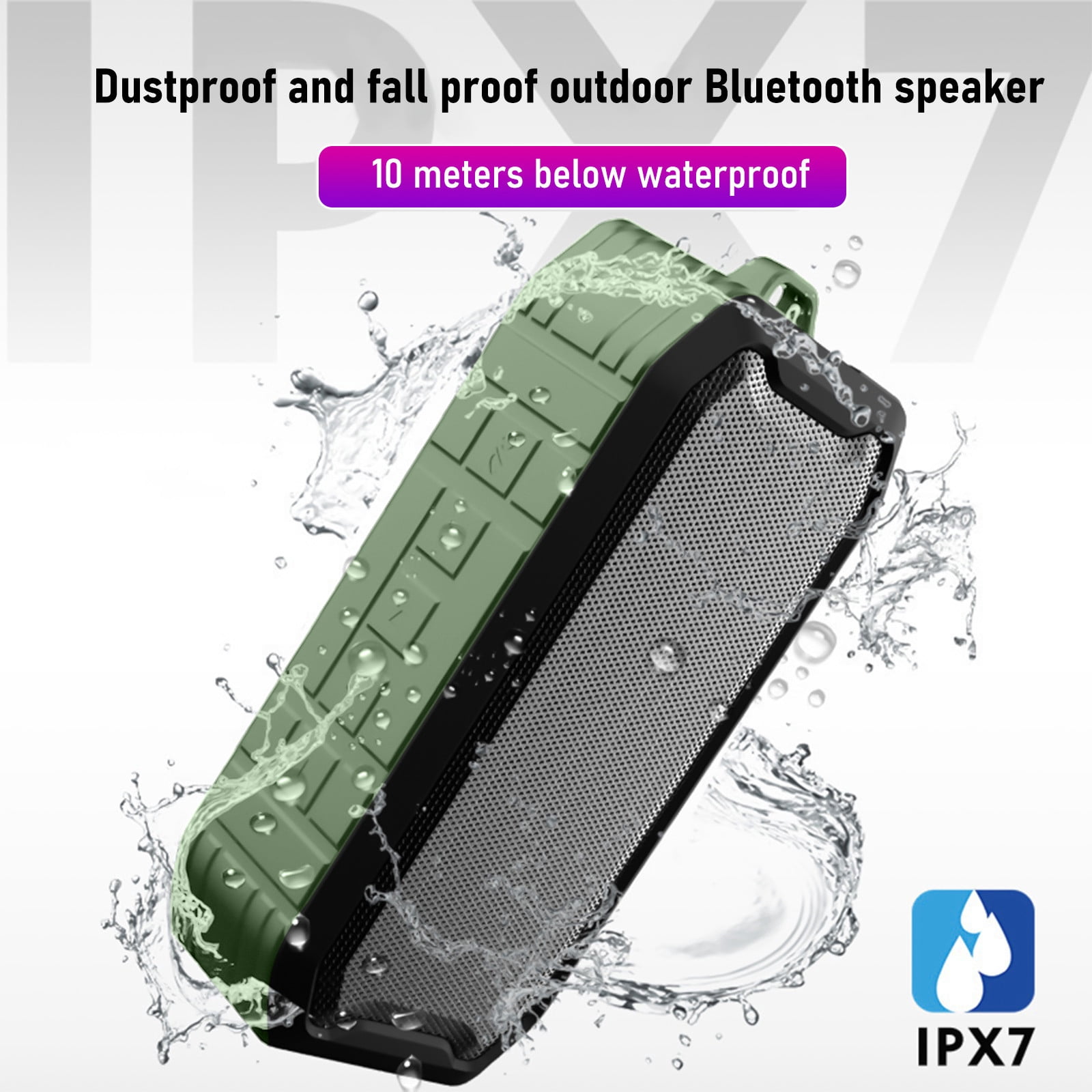 Bluetooth Audio, Rechargeable Bluetooth Speaker Wireless Sport Stereo Portable Computer Outdoor Home Mobile Phone Wireless Audio