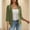 Army Green, variant on Fesfesfes Women's Summer Blouses Open Front Cardigan Three Quarter Sleeves Tee 2025 Trendy Breathable Comfy Regular Office Layering Tops(Army Green,S)
