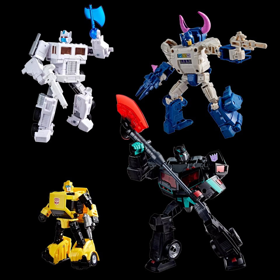 Transformers Age of the Primes Ultra Magnus & Autobot Bumper VS Horri-Bull & Nemesis Prime Action Figure 4-Pack