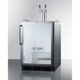 thumbnail image 3 of Summit Sbc56gbicssada 24" Wide 5.5 Cu. Ft. Built-In Commercial Double Tap Ada Kegerator -, 3 of 5