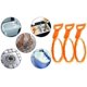 thumbnail image 2 of Paquete de 3 herramientas de limpieza removedoras de 19,6 pulgadas, naranja, material PP, resistente., 2 of 4