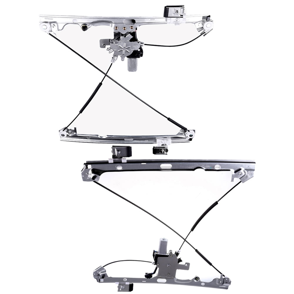 Front Power Window Lift Regulator With Motor Assembly Replacement fit