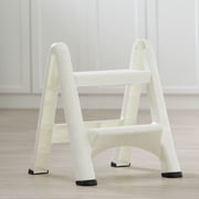 Rubbermaid EZ Step Folding 2-Step Stool, White