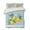 Yellow, variant on Quilts King Size Bedding Set, Summer Lemons Lightweight Quilted Comforter, Light Blue Striped Farmhouse Tropical Fruits Reversible Bedspread Coverlet with Pillow Covers for All Season, 96" x 106"