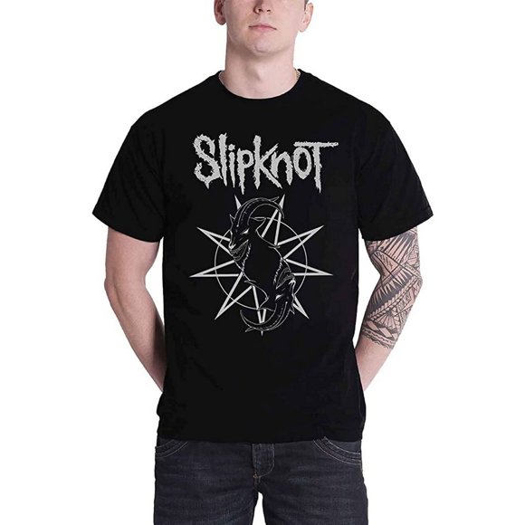 Slipknot Adult Goat Star Logo T-Shirt