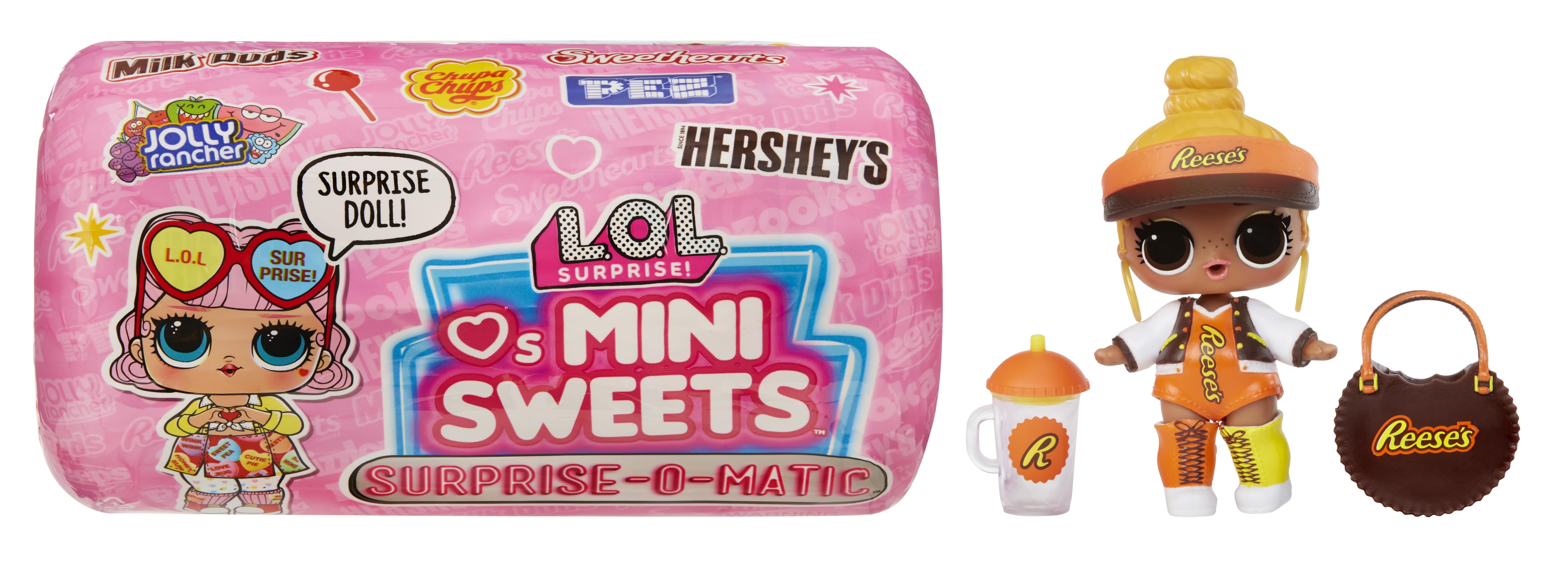 L.O.L Surprise! LOL Surprise Loves Mini Sweets Surprise-O-Matic™ Dolls with 9 Surprises, Candy Theme, Accessories, Collectible Doll, Vending Machine Packaging