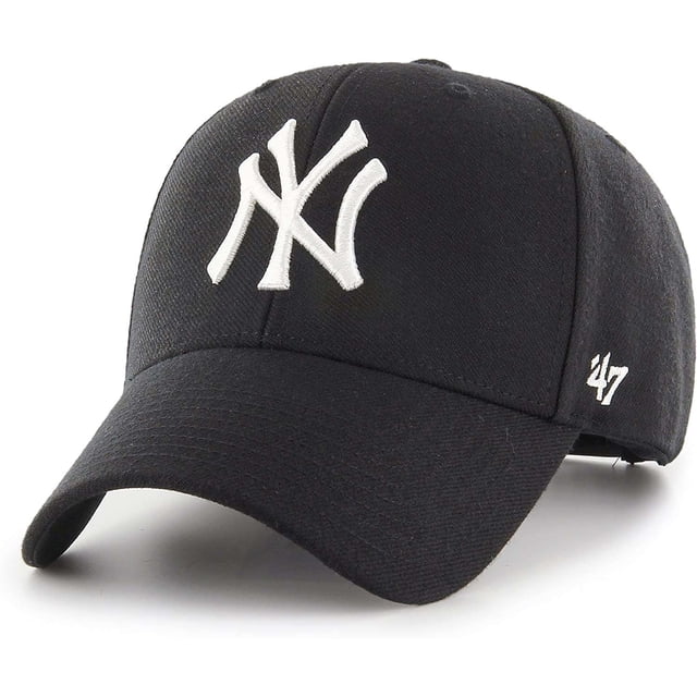 Gorra 47 MVP New York Yankees con visera curva y cierre snapback negra