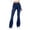 Blue, variant on YODETEY Women's High Rise Jeans with Pockets, Y2K Wide Leg Fit Denim Pants, 30" Inseam,Dark Gray,Womens's