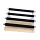 thumbnail image 2 of Expositor de anillos, joyero portátil, base de madera, soporte para anillos desmontable Terciopelo negro, 2 of 9