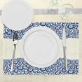 thumbnail image 3 of Ambesonne Evil Eye Place Mats Set of 4, Framework, Standard Size, Blue Pink Yellow, 3 of 6