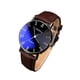 thumbnail image 2 of Reloj de cuarzo para hombre, relojes de moda para hombre, reloj analógico de cuarzo de cuero sintético para hombre, reloj de cuero, 2 of 5