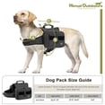 thumbnail image 3 of Mochila táctica para perros grandes Himal Outdoors para senderismo, 3 of 7