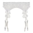 thumbnail image 2 of Liguero para Mujer Banda de Cintura Baja de Encaje Liguero Cinturón Ropa de Club Accesorio de Pierna Blanco Baoblaze Liguero de encaje para mujer, 2 of 8