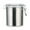 Silver, variant on DELESYS Stainless Steel Airtight Canister Food Storage Container Sugar Tea Coffee Cookies Snacks Kitchen Jar with Clear Lid and Locking Clamp, 3.9*4.9in