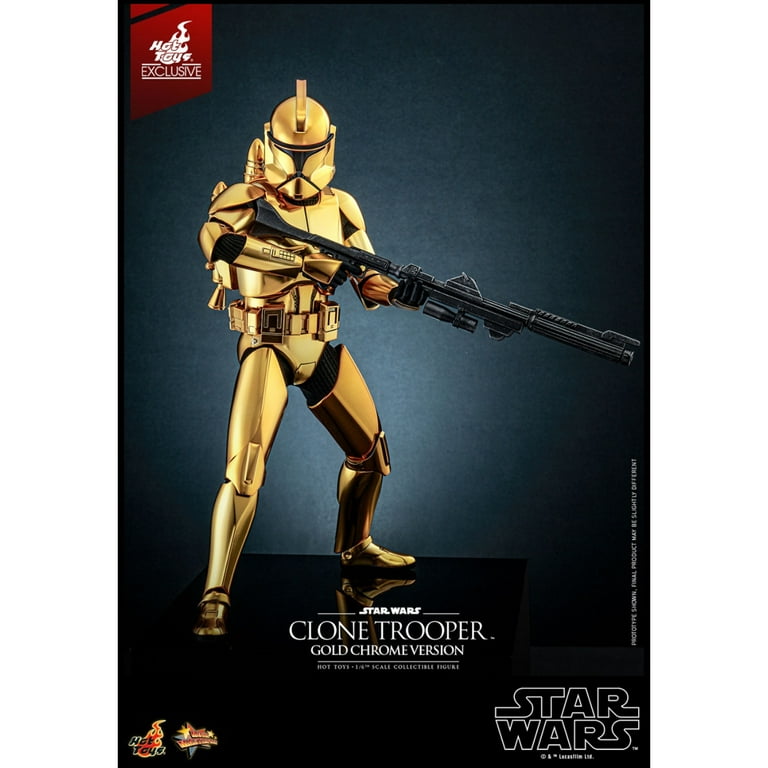 Clone Trooper (Gold Chrome Version) MMP Fully Poseable Exclusive