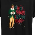 thumbnail image 3 of ELF - Christmas Omg I Know Him - Women's Short Sleeve Graphic T-Shirt, 3 of 5
