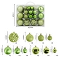 thumbnail image 3 of 50PCS Christmas Decorations, Christmas Balls,Gift Box,Multiple Styles Christmas Tree Ornament for Thanksgiving Wedding Party Home Decor,Mint Green, 3 of 5