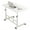 White, variant on Garvee Small Standing Desk Adjustable Height Mobile Computer Desk for Small Space, Adjustable Height Rolling Work Table, Portable Standing Writing Table with Wheels for Home Office Study Bedroom