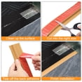 thumbnail image 4 of Tira de transición para pisos autoadhesiva Uxcell, tiras de transición para puertas de laminado para umbral de alfombra amarilla 7 mm x 1 m, 4 of 6