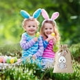 thumbnail image 4 of Under $5 Easter Table Decor Easter Bunny Party Candy Box Gift Bag Gift Packaging Linen Drawstring Bag Candy Easter Eggs Bag, 4 of 6