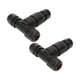 thumbnail image 1 of Conector impermeable tipo T de 2 piezas, 5 pines, IP68, conector de cable para farola de exterior, impermeable, 450 V, 32 A, 1 of 12