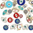 thumbnail image 2 of Evil Eyes Charms Alloy Pendants for Jewelry Making Assorted Color 40pcs, 2 of 4