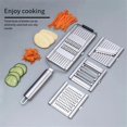 thumbnail image 4 of Stainless Steel Hand Guard Vegetable Potato Radish Fries Multi-Function Grater Slicer Vegetable Cutter, 4 of 5