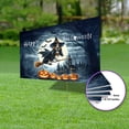 thumbnail image 3 of Happy Halloween Basset Hound Witch Pumpkins Bats Yard Sign Bassets Dog Breed Lovers Gifts Idea Outdoor Home Lawn Garden Porch Decor - 13012, 3 of 5