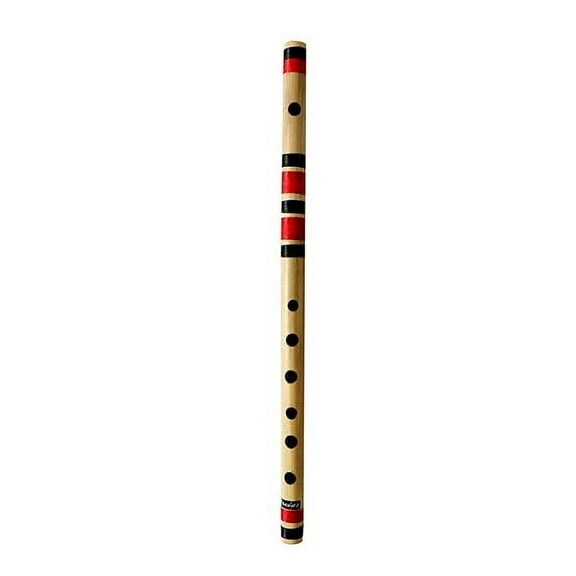 Flutes G Natural 6 Hole Right Hand Bamboo Flute Bansuri Size 17 Inch Indian Musical Instrument