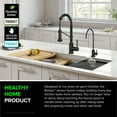 Kraus Bolden Touchless Sensor Commercial Pull-Down Single Handle 18 ...