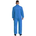 thumbnail image 2 of Choomomo Men's Wear Resistant Jumpsuit Coveralls Boiler Suit Warehouse Garages Overalls Mechanic Blue M, 2 of 6