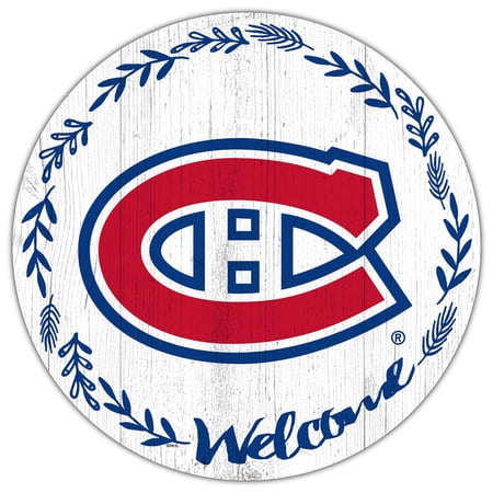 Montreal Canadiens 12 Welcome Circle Sign