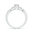 thumbnail image 2 of ANGARA Natural 0.55 Ct. Diamond Infinity Promise Ring in 14K White Gold for Women (Ring Size: 7), 2 of 8