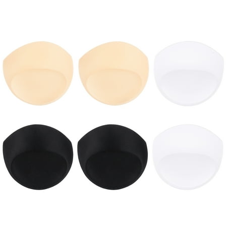 

3 Pairs Removable Bra Inserts Breathable Sponge Bra Inserts Women Bra Pads