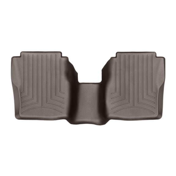 WeatherTech Custom Fit FloorLiners compatible with 2017-2020 Lincoln Continental - 2nd Row, Cocoa
