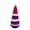 B, variant on Lumifun 4th of July Cone Shaped Yarn Trees 5 inches, Patriotic Red White Blue Conicalness Tree with Topper Star, Independence Day Tiered Tray Decoration for Home, Kitchen, Party