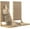 Large 2PC (25.6'' tall), variant on 2-Pack L Shape Vertical Cat Scratching Board, 25.6'' Tall Cardboard Cat Scratchers for Indoor Cats, Wall & Couch Cat Scratching Post